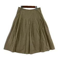 KEITH キース フレアスカート size40/ベージュ