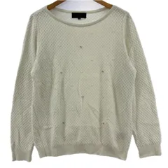 UNTITLED アンタイトル ビジューニット size4/アイボリー