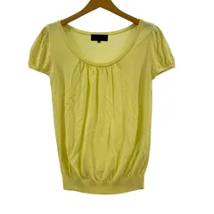 UNTITLED  アンタイトル   サマーニット size2/イエロー