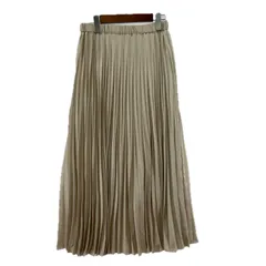 UNTITLED アンタイトル プリーツスカート size2/ライトベージュ