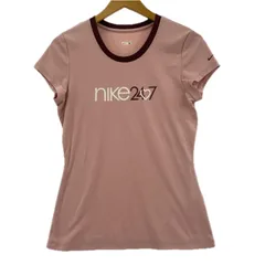 NIKE ナイキ FIT DRY スポーツウェア半袖Ｔシャツ sizeM/ピンク