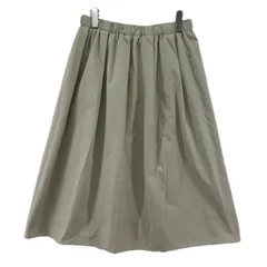 UNTITLED  アンタイトル フレアスカート sizeL/ライトグレー