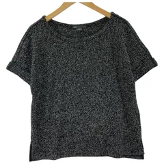 ARMANI EXCHANGE アルマーニエクスチェンジ 半袖ニット sizeS/P/ブラック系