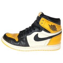 NIKE (ナイキ) AIR JORDAN 1 RETRO HIGH OG TAXI 555088-711 エアジョーダン 1 レトロ タクシー ハイカットスニーカー US9.5/27.5cm イエロー/ブラック