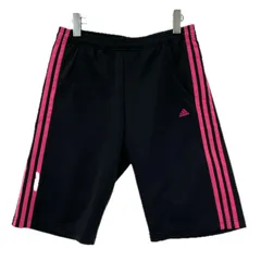 adidas　アディダス  サイドラインハーフパンツ sizeOT/ブラック
