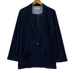 NATURAL BEAUTY BASIC　ナチュラルビューティーベーシックテーラードジャケット sizeＬ/ネイビー