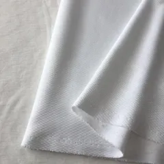 HO2X/200H6351◆2m 限定/ポリ系ハニカムニット生地/アパレル/生地のM