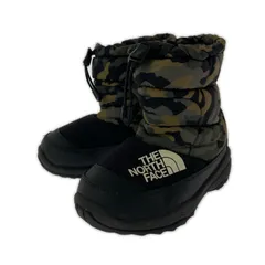 THE NORTH FACE ザ・ノースフェイス カモフラ柄 スノーブーツ size19.0cm/ブラック×グリーン