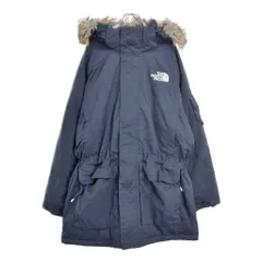 THE NORTH FACE ノースフェイス DRYVENT マクマードパーカー ダウンジャケット アウトドア ネイビー(メンズ XL)中古 古着 V6213