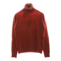 Max Mara (マックスマーラ) ハイネック タートルネック リブハイゲージ切替 ニットセーター レッド レディース 13662083-013