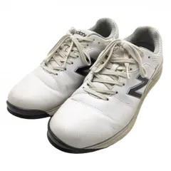 ニューバランス ゴルフシューズ 白×黒 MG2500WT 一部パンチング メンズ 26.0 ゴルフウェア New Balance