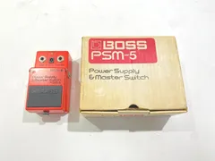 【七重浜店62-3-251030】 中古品 BOSS PSM-5 Power Supply & Master Switch ボス パワーサプライ & マスタースイッチ エフェクター Japan製 外箱あり