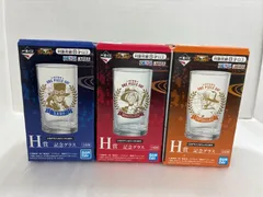 一番くじ ワンピース FULL FORCE H賞　記念グラス　３点セット