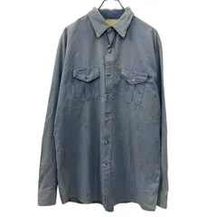 長袖 無地シャツ XL ライトブルー ボタン 胸ポケット シンプル シンプルシャツ 厚手シャツ カジュアル カジュアルシャツ 春物 a710-6750