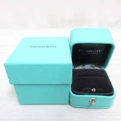 ティファニー TIFFANY & CO. リングケース 指輪入れ ボックス 空箱 ブルー ジュエリー アクセサリー ブライダル