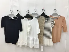 マウジー moussy 他 半袖カットソー F M L ONE 6点セット ブランド半袖まとめ マウジー・インデックス・アース他 未使用 2510WR111