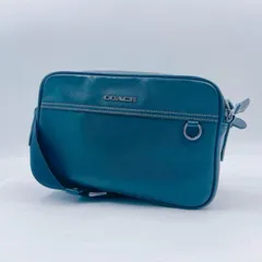 COACH  コーチ グラハムクロスボディーショルダーバッグ レディース レザー ブラック ブラック 中古