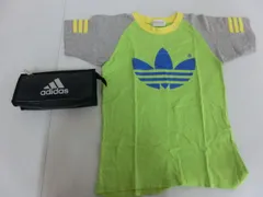 【TAKA51-80】◇未検品　adidas ポーチ＆Tシャツ２点セット　キッズでもレディースでも着用可 S~Mサイズ