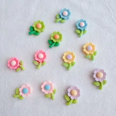 【38】フラワーパーツ 12個セット
