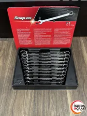 【中古品】Snap-on スナップオン コンビネーションレンチセット　SOEXM10〜19 10本セット SOEXM710【店頭引取限定】【ハンズクラフト熊本店】 ♭【中古品】Snap-on スナップオン コンビネーションレンチセット