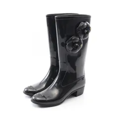 シャネル CHANEL レインシューズ カメリア 36 その他 レインブーツ レディース Used Bのサムネイル