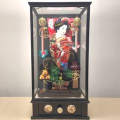 羽子板 有明 玉泉作 ガラスケース入り 伝統工芸品 - メルカリ
