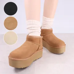 アグ UGG レディース 靴 ブーツ 厚底ブーツ ショートブーツ ムートンブーツ CLASSIC ULTRA MINI PLATFORM 1135092 SAND