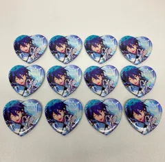 あんスタ　朔間零　ハート缶バッジ　12個セット　中国　願望
