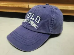 ポロ 星条旗 パッチ ウォッシュド チノコットン ボールキャップ 帽子 ユニセックス /d