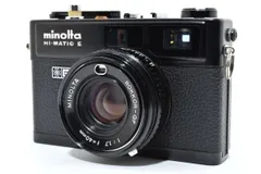 【三】I1812 美品 minolta ミノルタ HI-MATIC S 1:2.7 f=38mm ブラック ボディ Yahoo!オークション -「minolta hi-matic」の落札相場・落札価格