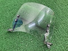 Used Asahi Windshield Address 110 Screen, Aftermarket Motorcycle Part, CE47A Clear Windshield AF, No Cracks or Chips, Scarce Item, Vg