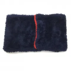 【美品】キャロウェイ リバーシブルネックウォーマー ネイビー 片面レッド ボア×ニット   ゴルフウェア Callaway