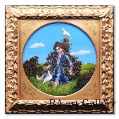 最終値下げ 加山又造 蝶 動物画 作家直筆サイン 昆虫 クモ 蜘蛛