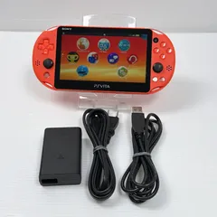 PSVITA PCH-2000 ネオンオレンジ 遊べるセット 外装綺麗 Sony psvita 良品 FW3.65 ソニー プレイステーション PlayStation