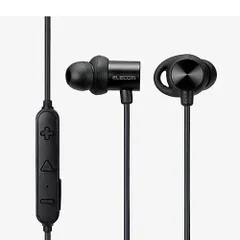エレコム(ELECOM)  Bluetooth ワイヤレスヘッドホン ブラック LBT-HPC21MPBK