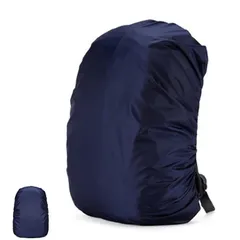【人気商品】通学 登山 通勤 梅雨対策 軽量 災害対策 防水 防水 ザックカバー 多様な用途 雨よけ レインカバー リュックカバー (青) 35リットル用 防水バックパックレインカバー [FineGood]