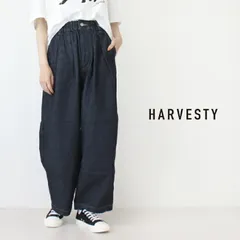 ハーベスティ HARVESTY デニムサーカスパンツ ナローシルエット ワンウォッシュ A12418-98 日本製 ボトムス ジーンズ ワイド バルーン レディース メンズ 男女兼用