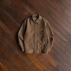 TRICOT PIERRE CARDIN PARIS トリコ ピエールカルダン パリ Vintage Wool Mix Twill Detroit Jacket アウターブルゾンジャケット ブラウン メンズ レディース S