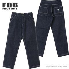 FOB FACTORY 日本製 岡山 児島デニム ウォバッシュ ストライプデニム 