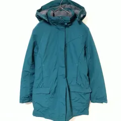 美品　ランズエンド　LANDS'END　マウンテンパーカー　メンズM　ナイロンジャケット　内側キルティング加工　緑色系のサムネイル