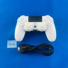 ◇YA056 改造品 デュアルショック4 Dualshock 4 ホワイト コントローラー・USBケーブルセット playstation4 プレイステーション4 プレステ4専用 SONY ソニー