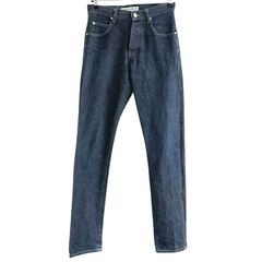 SAINT LAURENT サンローラン ジーンズ白黒ストライプ33 - メルカリ