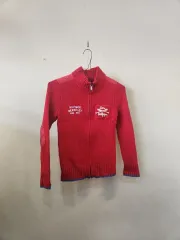 Tommy Hilfiger Kids(トミーヒルフィガーキッズ) 140 ウール100% ニット カーディガン ジップアップ アウター