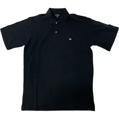 バーバリー　半袖ポロシャツ　ブラック