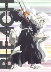 [중고] 클리어 포스터 A3 클리어 포스터 쿠로사키 이치고(전신) [이치반 복권 BLEACH-블리치- Stirring Souls vol.3] F상