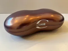 【店頭引き上げ品】JUST CAVALLI ジャスト カヴァリ サングラスケース 未使用品です。ハードケース　メガネケース　光沢　メタリック　おしゃれ ケース ブラウン　茶　めがね　眼鏡　メガネ