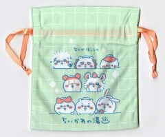 【中古】バッグ 集合 ファブリックコレクション(巾着) 「一番くじ ちいかわ ～なんかほっこり ちいかわの湯～」 H賞