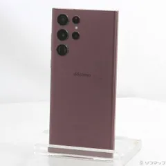 中古品〕 Galaxy S22 Ultra 256GB バーガンディ SC-52C docomo SIM