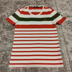 BURBERRY BLACK LABEL　バーバリー　ボーダー　Tシャツ　メンズ　古着　2サイズ　ボーダー柄　バーバリーブラックレーベル　メンズ　トップス