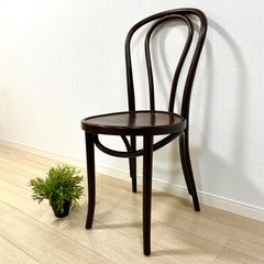 た58【秋田木工 No.202系 無垢曲木チェア】ベントウッドチェア ブナ材